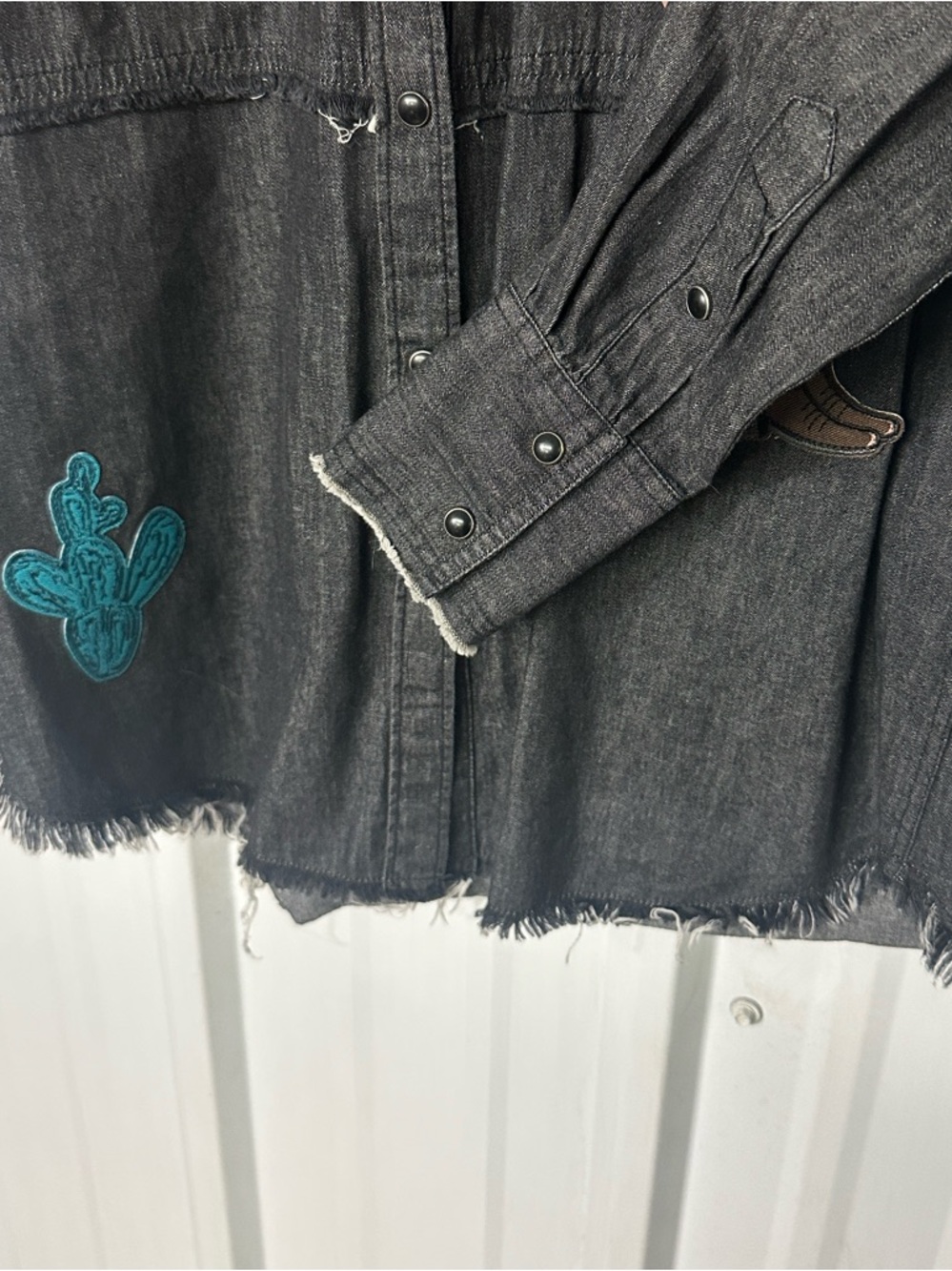 Panhandle Slim Western Pearl Snap Shirt Patchwork Rodeo Cowboy Button Up XS - Picture 8 of 11